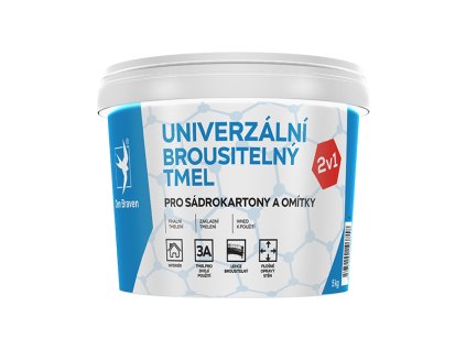 Univerzální brousitelný tmel pro sádrokartony a omítky