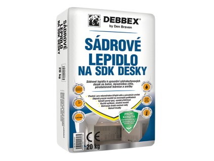 DEBBEX Sádrové lepidlo na SDK desky 20 kg