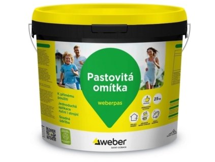 Weberpas akrylátová fasádní omítka pastovitá Weber