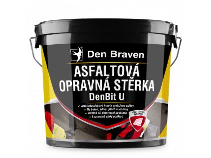 Asfaltová opravná stěrka DenBit U Den Braven.