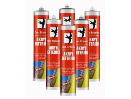 Akryl Exteriér přetíratelný 280 ml šedý