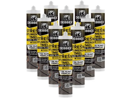 Střešní tmel bitumenový DenBit ROOFPLAST