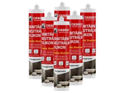 Sanitární neutrální silikon Debbex