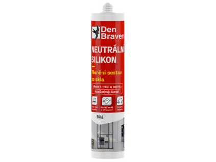 Neutrální silikon bílý 280 ml
