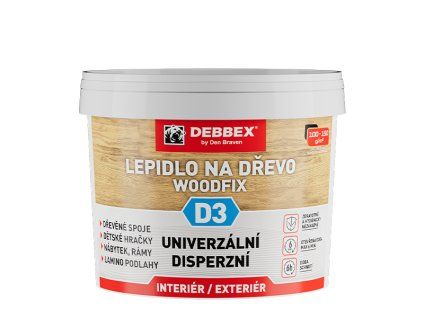 Lepidlo na dřevo DEBBEX WOODFIX D3