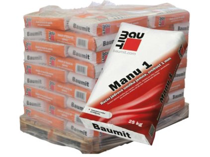 Baumit Manu 1 jádrová omítka 750kg (1 paleta)
