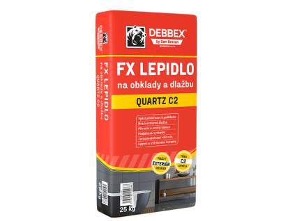 FX lepidlo na obklady a dlažbu QUARTZ C2 DEBBEX