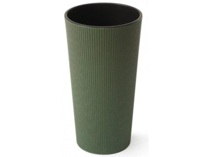 Květináč Lilia Eco Jumper, zelený, 300x300x570 mm LAMELA