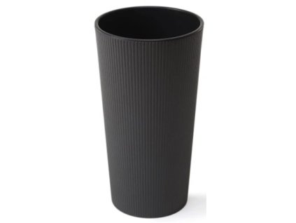 Květináč Lilia Jumper, černá, 300x300x570 mm LAMELA