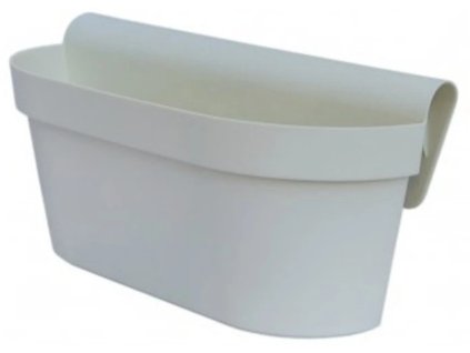 Truhlík na zábradlí béžový Gardino ESPRIT 50 cm