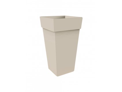 372809 gardino kvetinac melrose quadrate rozmery 45 x 45 x 65 cm bezovy