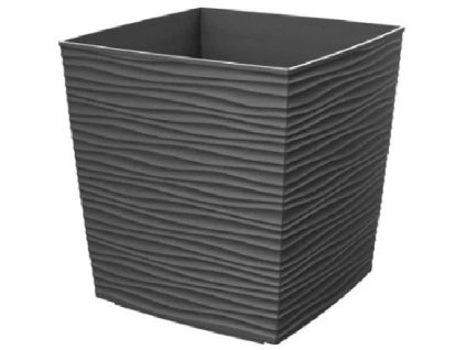 Květináč antracit Gardino FINESA 35x35x34,6cm