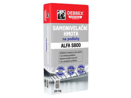 Samonivelační hmota ALFA S800 DEBBEX