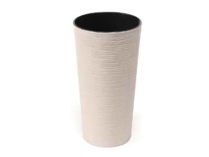 Květináč bílý LAMELA Lilia Eco Dluto pr. 25 cm, výška 46,5 cm