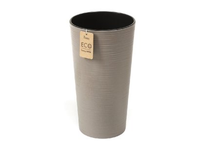 Květináč šedý LAMELA Lilia Eco Dluto 25