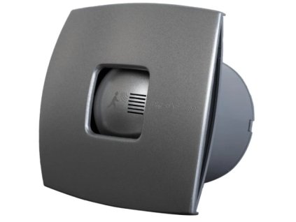MakTrade, MTG A100SXS K ventilátor koupelnový s klapkou, stříbrný