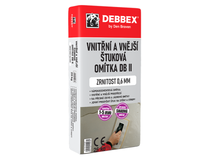 Štuková omítka DB II Debbex by Den Braven