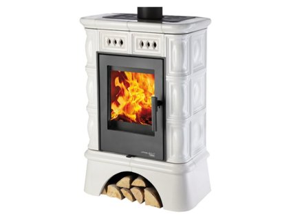 Kachlová kamna HAAS+SOHN FARO 3-6,3kW černá/slonová kost