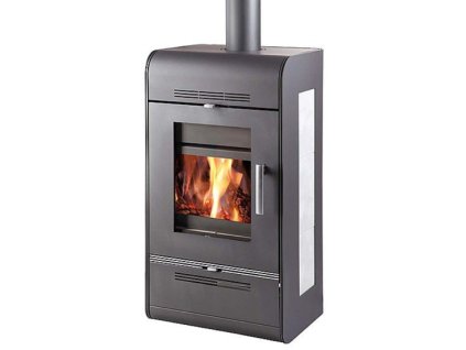 Krbová kamna HAAS+SOHN ANDRUS 4,9-14,9kW s výměníkem šedá