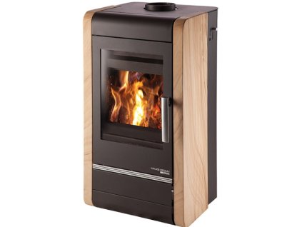 Krbová kamna HAAS+SOHN AVESTA II 3,3-10,2 kW s výměníkem černá/woodstone prestige