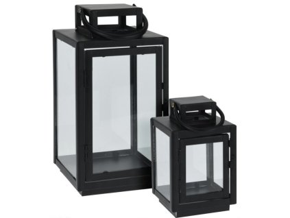 Lucerny černé set 2 ks METAL Igotrend