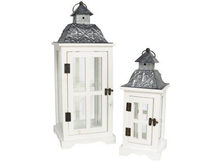 Lucerny set 2 ks farol 53 cm bile