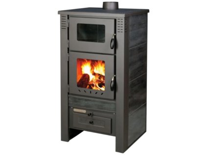 Krbová kamna PRO-TERMO TAURUS CERAMIC s troubou 12 kW, černá