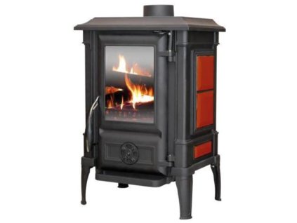 Krbová kamna GUČA ARINA 1110 6,5 kW černá_červená