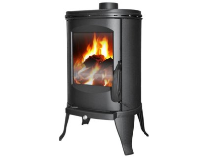 Krbová kamna GUČA ELIPTIKO 7,5 kW černá