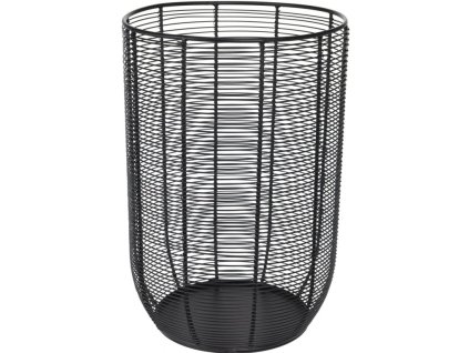 Kovová lucerna na svíčku kov/drát černá 30cm IGOTREND