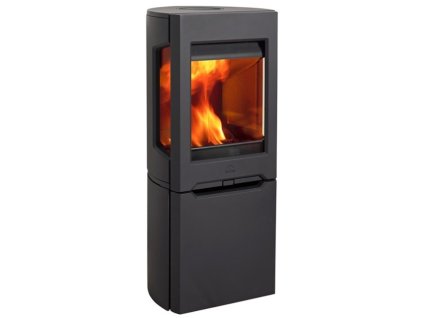 Krbová kamna JOTUL F 165 5 kW, třístranné sklo, černá