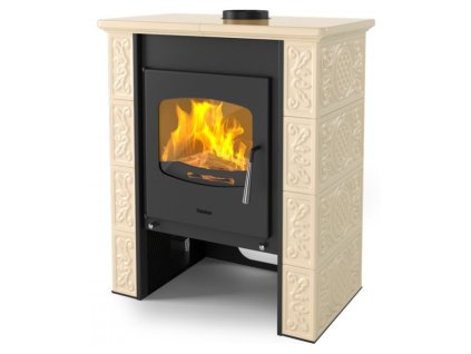 Kachlová kamna HS FLAMINGO BALI 3-12 kW krémová
