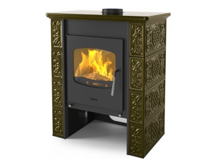 Kachlová kamna HS FLAMINGO BALI 9 kW zelená