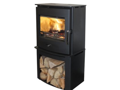 Krbová kamna HEDE 5D 6,5 kW, černá