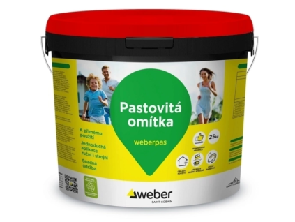 Fasádní omítka pastovitá Weber.pas extraClean active
