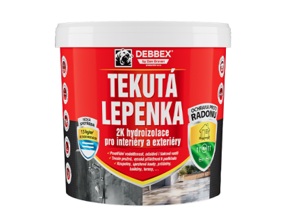 Tekutá lepenka 2K hydroizolace DEBBEX