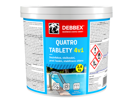 DEBBEX Quatro tablety 4v1 2,4 kg