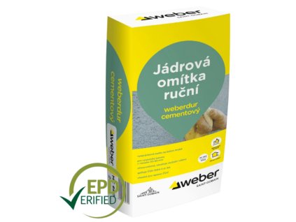 Weberdur cementový jádrová omítka ruční