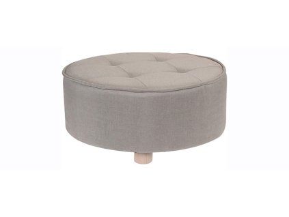 Taburet POUF 50 x 22 cm béžová IGOTREND