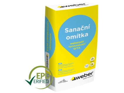 Sanační omítka Webersan vyrovnávací WTA