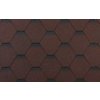 asfaltový šindel hnědý hexagonal MIDA