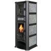 TIM SISTEM krbová kamna Lederata Plus ECO 8,2 kW šedá