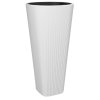 LAMELA květináč MUZA vysoký bílý