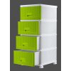369434 mega plast raf komoda polyratan se zasuvnymi supliky 44 x 37 x 90 5 cm bila sv zelena