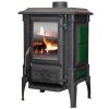 Krbová kamna GUČA ARINA 1113 6,5 kW černá/zelená