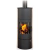 Krbová kamna ROMOTOP EVORA 04 AKUM 2-6,5 kW akumulační černá/pískovec