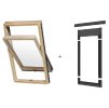 SET RoofLite solid pine dřevěné okno plus lemování LSX