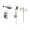 15231 2 metalac aquabi rain quadro vestavny sprchovy set