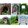 Kvalitní oblouková pergola Igotrend zelená 2400 x 1400 mm