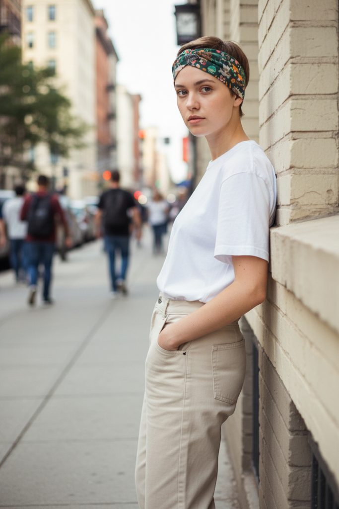 Bavlněná čelenka - LESNÍ ZVÍŘÁTKA – foto 3